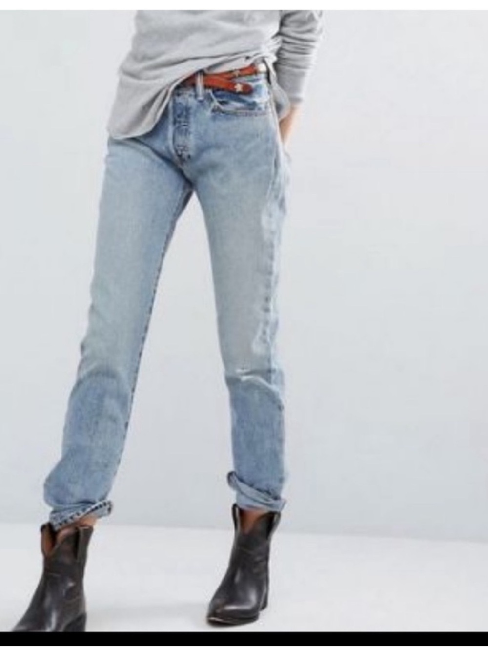 Vintage Ralph Lauren Saturday Jeans Straight Leg Baggy Fit Jeans size 10